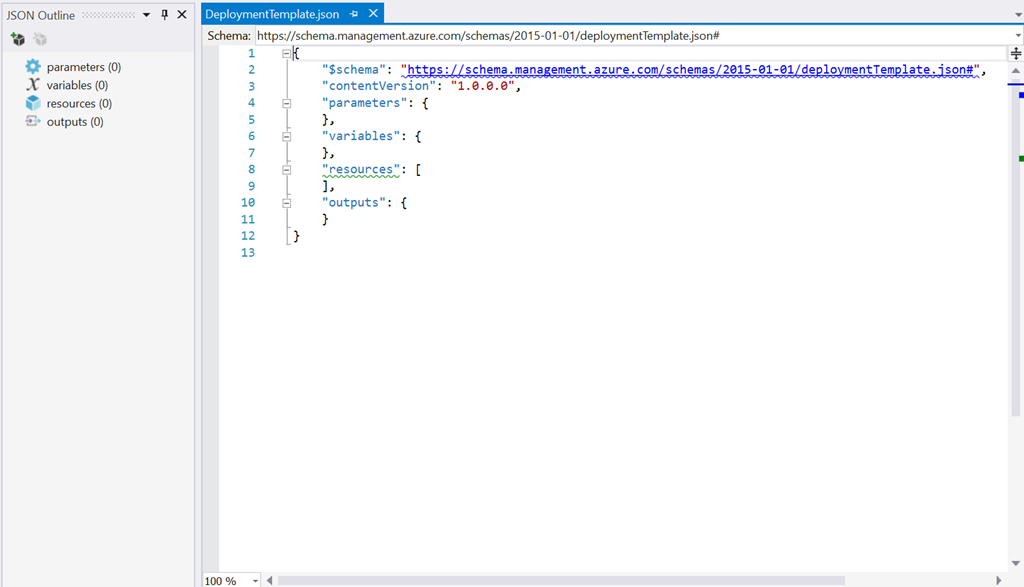 json outline