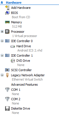 hyper-v settings