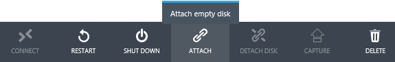 attach disk 1
