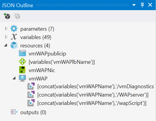 wap template json