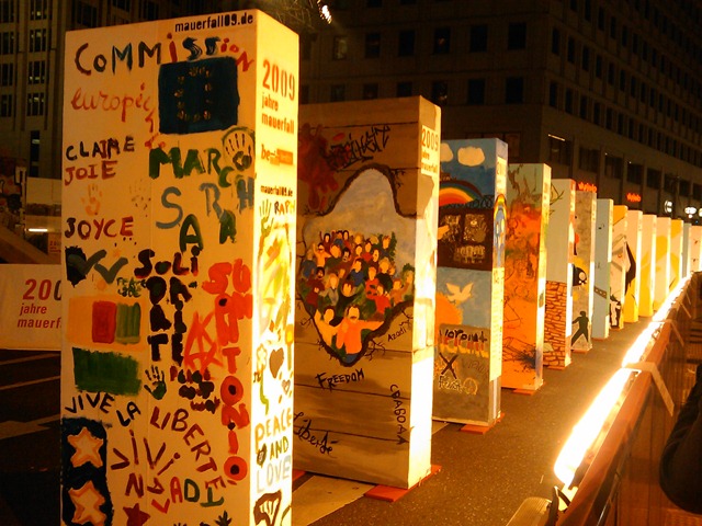 Berlin Wall line start