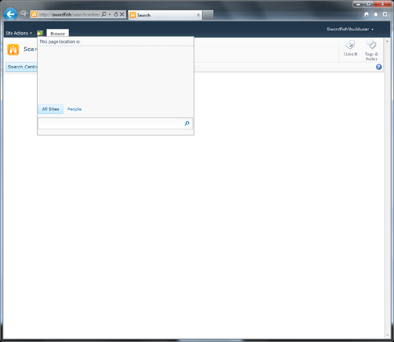 v4 master search page with search box