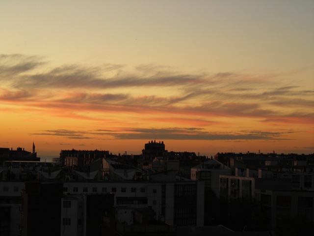Sunrise over Barcelona