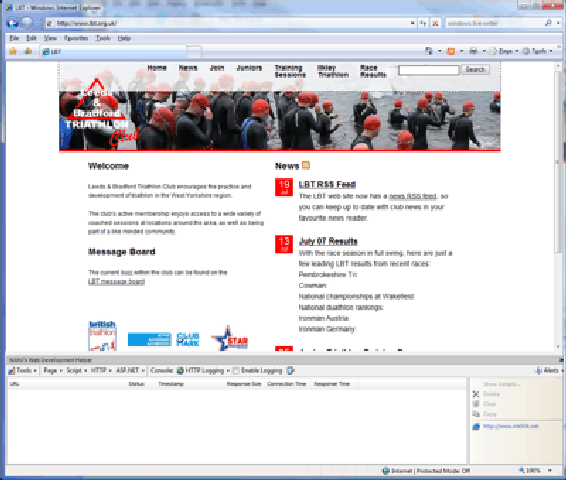 Webhelper in IE